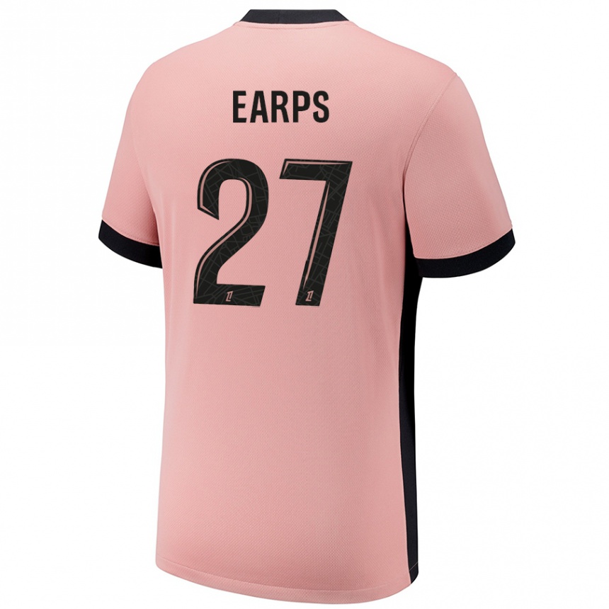 Kinder Fußball Mary Earps #27 Rostros Ausweichtrikot Trikot 2024/25 T-Shirt Luxemburg