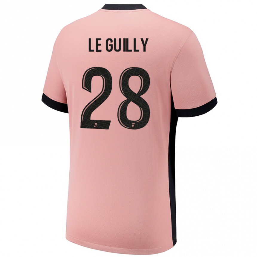 Kinder Fußball Jade Le Guilly #28 Rostros Ausweichtrikot Trikot 2024/25 T-Shirt Luxemburg