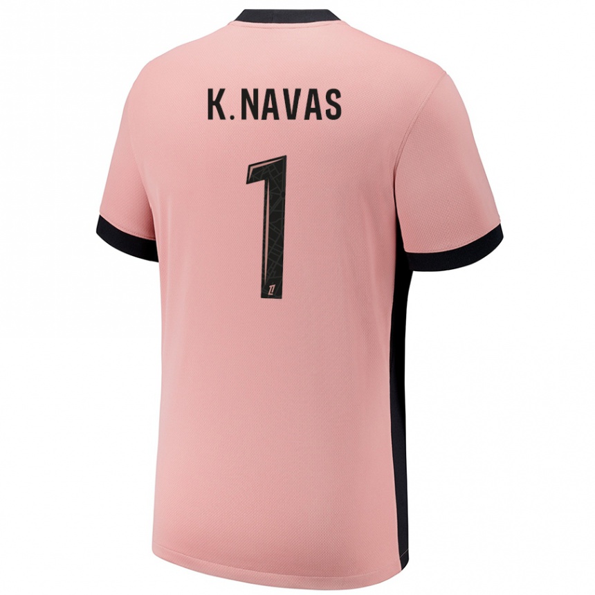 Kinder Fußball Keylor Navas #1 Rostros Ausweichtrikot Trikot 2024/25 T-Shirt Luxemburg