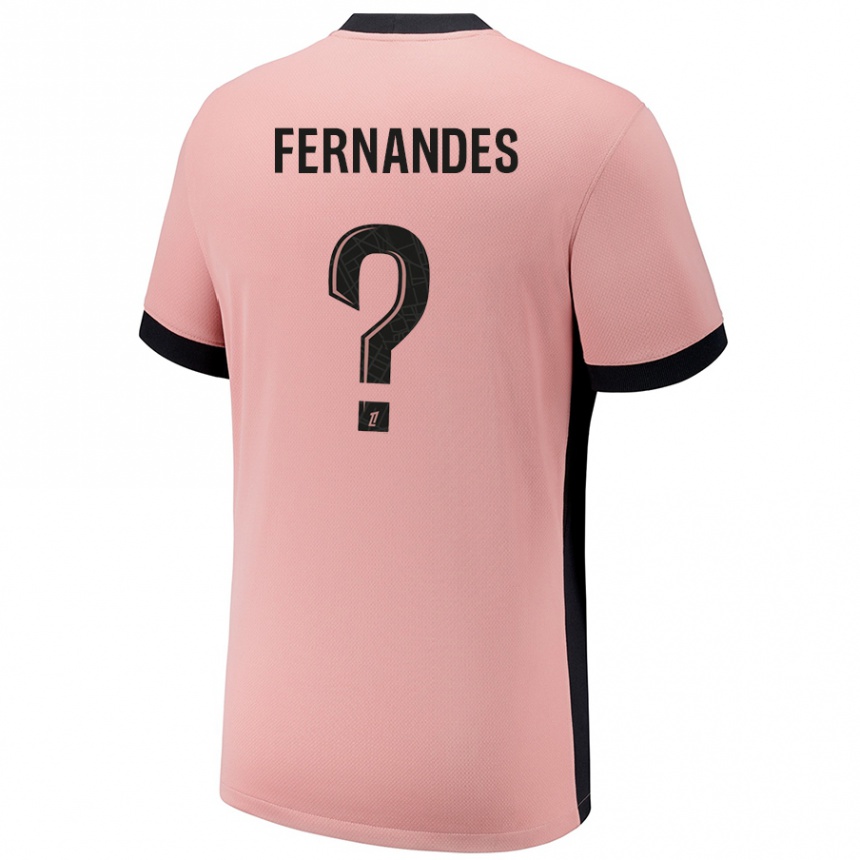 Kinder Fußball Rafael Fernandes #0 Rostros Ausweichtrikot Trikot 2024/25 T-Shirt Luxemburg