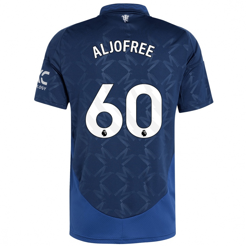 Herren Fußball Sonny Aljofree #60 Indigo Auswärtstrikot Trikot 2024/25 T-Shirt Luxemburg