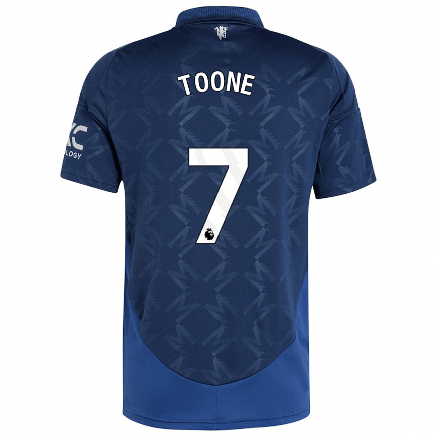 Herren Fußball Ella Toone #7 Indigo Auswärtstrikot Trikot 2024/25 T-Shirt Luxemburg