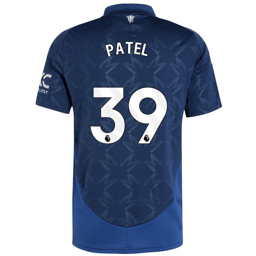 Herren Fußball Safia Middleton-Patel #39 Indigo Auswärtstrikot Trikot 2024/25 T-Shirt Luxemburg