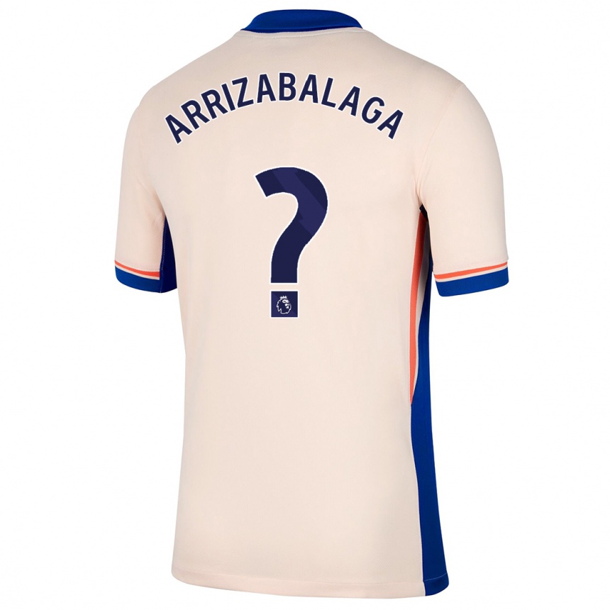 Herren Fußball Kepa Arrizabalaga #0 Hellbeige Auswärtstrikot Trikot 2024/25 T-Shirt Luxemburg