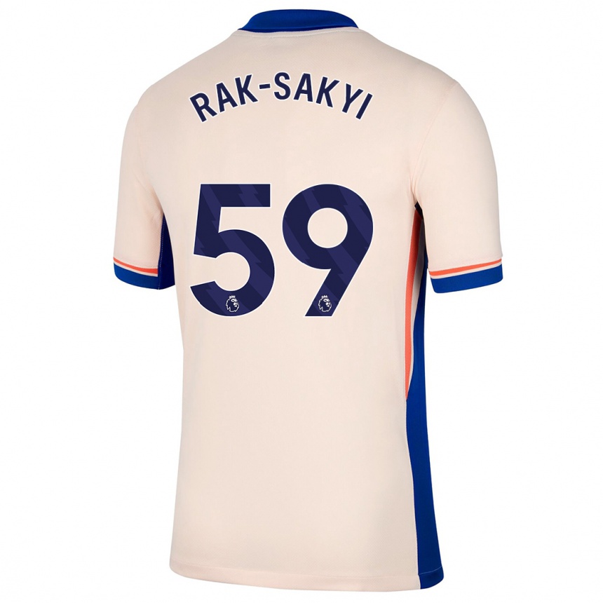 Herren Fußball Sam Rak-Sakyi #59 Hellbeige Auswärtstrikot Trikot 2024/25 T-Shirt Luxemburg