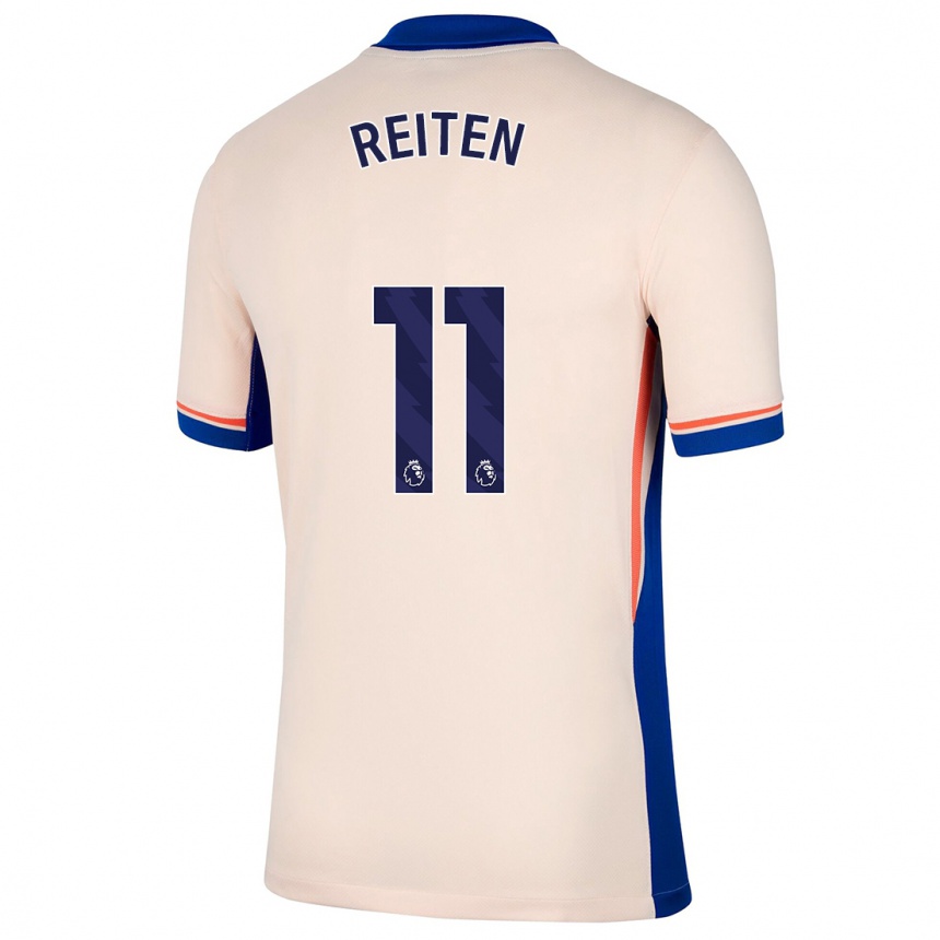 Herren Fußball Guro Reiten #11 Hellbeige Auswärtstrikot Trikot 2024/25 T-Shirt Luxemburg