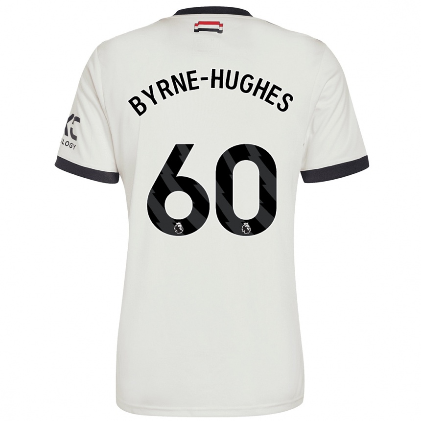 Herren Fußball Cameron Byrne-Hughes #60 Cremeweiß Ausweichtrikot Trikot 2024/25 T-Shirt Luxemburg