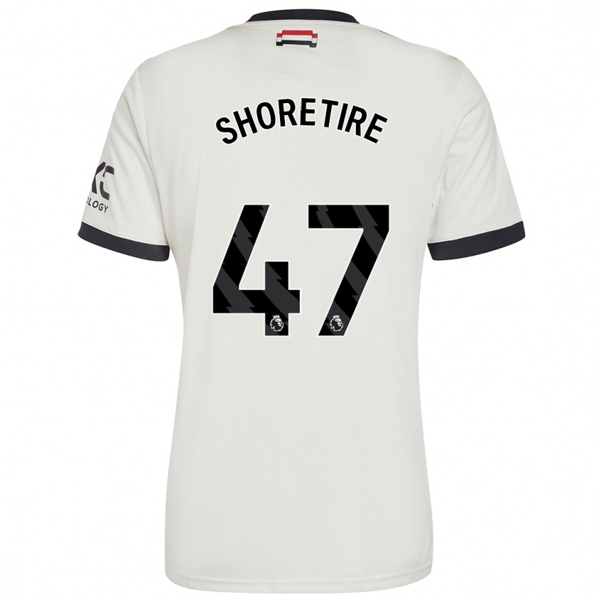 Herren Fußball Shola Shoretire #47 Cremeweiß Ausweichtrikot Trikot 2024/25 T-Shirt Luxemburg