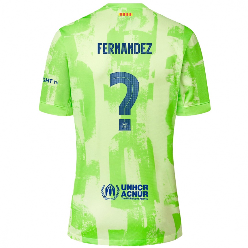 Herren Fußball Pedro Fernández #0 Limettengrün Ausweichtrikot Trikot 2024/25 T-Shirt Luxemburg