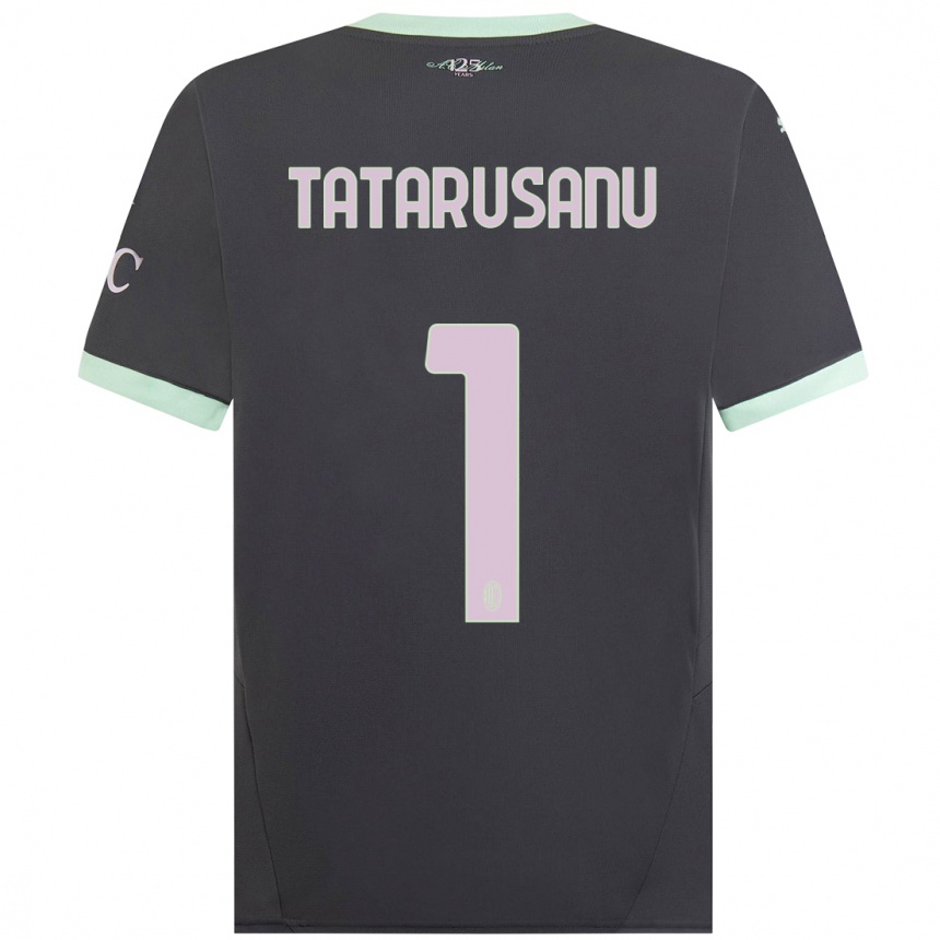 Herren Fußball Ciprian Tatarusanu #1 Grau Ausweichtrikot Trikot 2024/25 T-Shirt Luxemburg