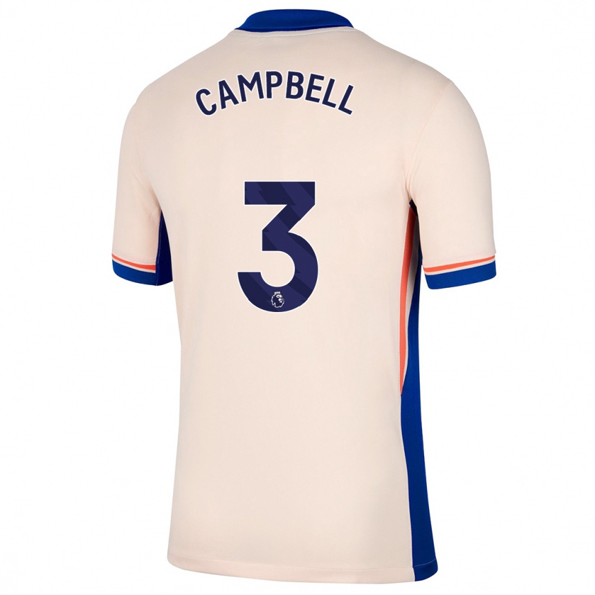 Damen Fußball Harrison Murray-Campbell #3 Hellbeige Auswärtstrikot Trikot 2024/25 T-Shirt Luxemburg