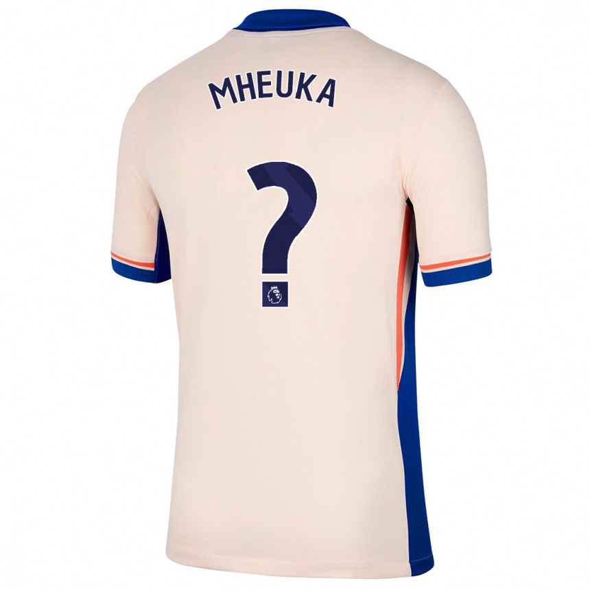 Damen Fußball Shumaira Mheuka #0 Hellbeige Auswärtstrikot Trikot 2024/25 T-Shirt Luxemburg