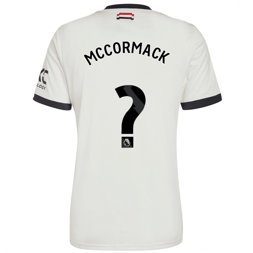 Damen Fußball Rafe Mccormack #0 Cremeweiß Ausweichtrikot Trikot 2024/25 T-Shirt Luxemburg