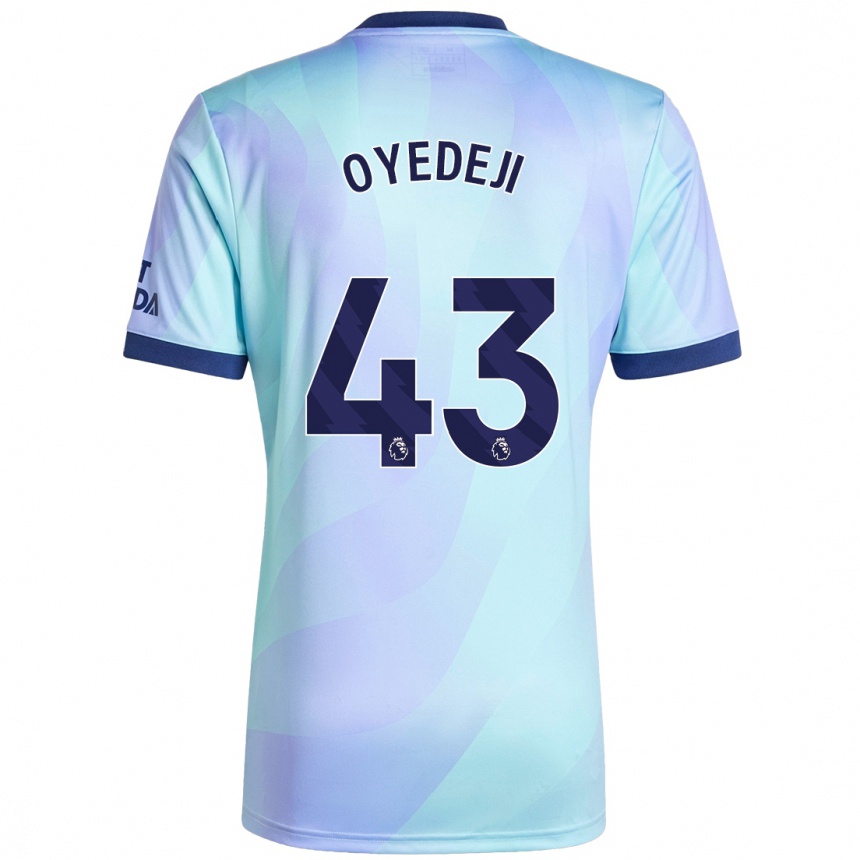 Damen Fußball Nathan Butler Oyedeji #43 Aquamarin Ausweichtrikot Trikot 2024/25 T-Shirt Luxemburg