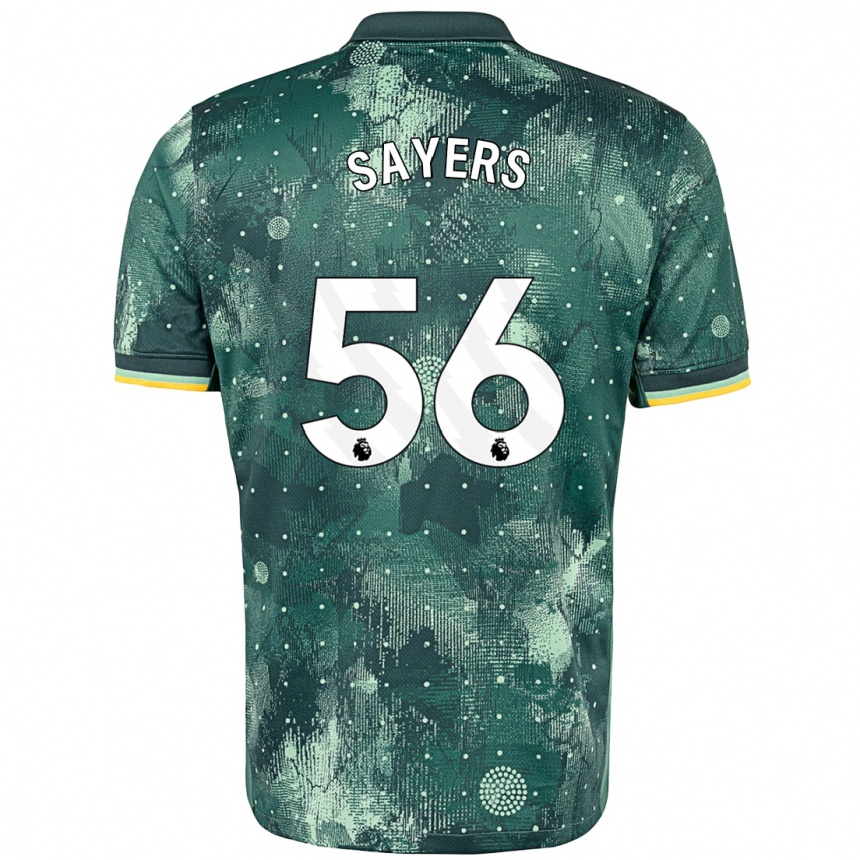 Damen Fußball Charlie Sayers #56 Mintgrün Ausweichtrikot Trikot 2024/25 T-Shirt Luxemburg