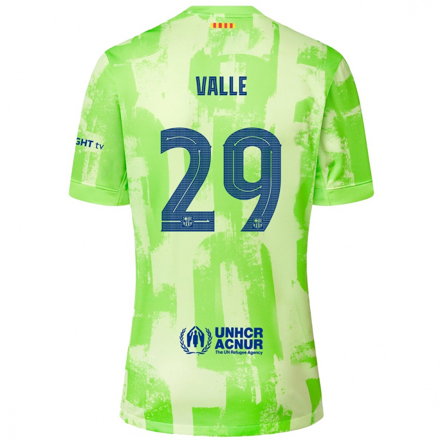 Damen Fußball Álex Valle #29 Limettengrün Ausweichtrikot Trikot 2024/25 T-Shirt Luxemburg