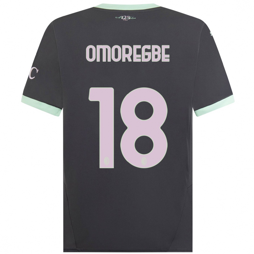 Damen Fußball Bob Murphy Omoregbe #18 Grau Ausweichtrikot Trikot 2024/25 T-Shirt Luxemburg