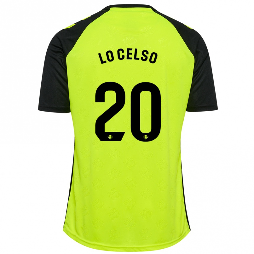 Kinder Fußball Giovani Lo Celso #20 Hellblau Auswärtstrikot Trikot 2024/25 T-Shirt Luxemburg