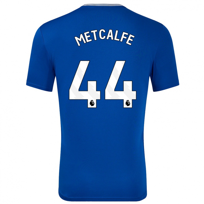 Kinder Fußball Jenson Metcalfe #44 Blau Mit Heimtrikot Trikot 2024/25 T-Shirt Luxemburg