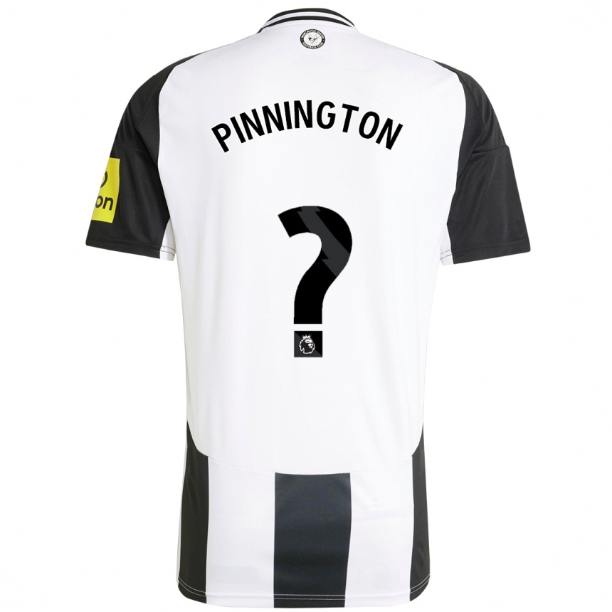 Kinder Fußball Sam Pinnington #0 Weiß Schwarz Heimtrikot Trikot 2024/25 T-Shirt Luxemburg