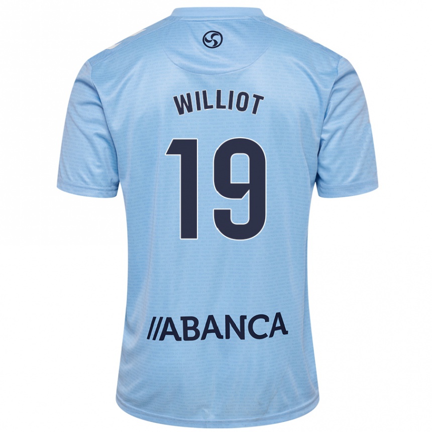 Kinder Fußball Williot Swedberg #19 Himmelblau Heimtrikot Trikot 2024/25 T-Shirt Luxemburg