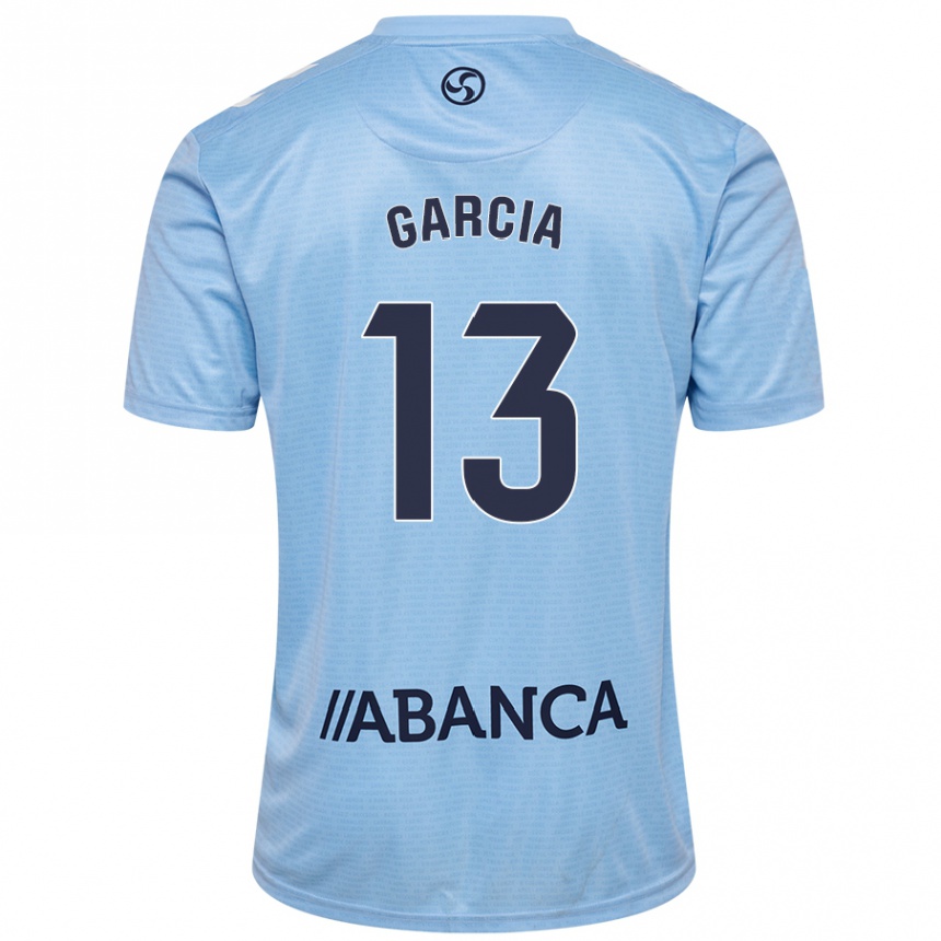 Kinder Fußball Raúl García #13 Himmelblau Heimtrikot Trikot 2024/25 T-Shirt Luxemburg