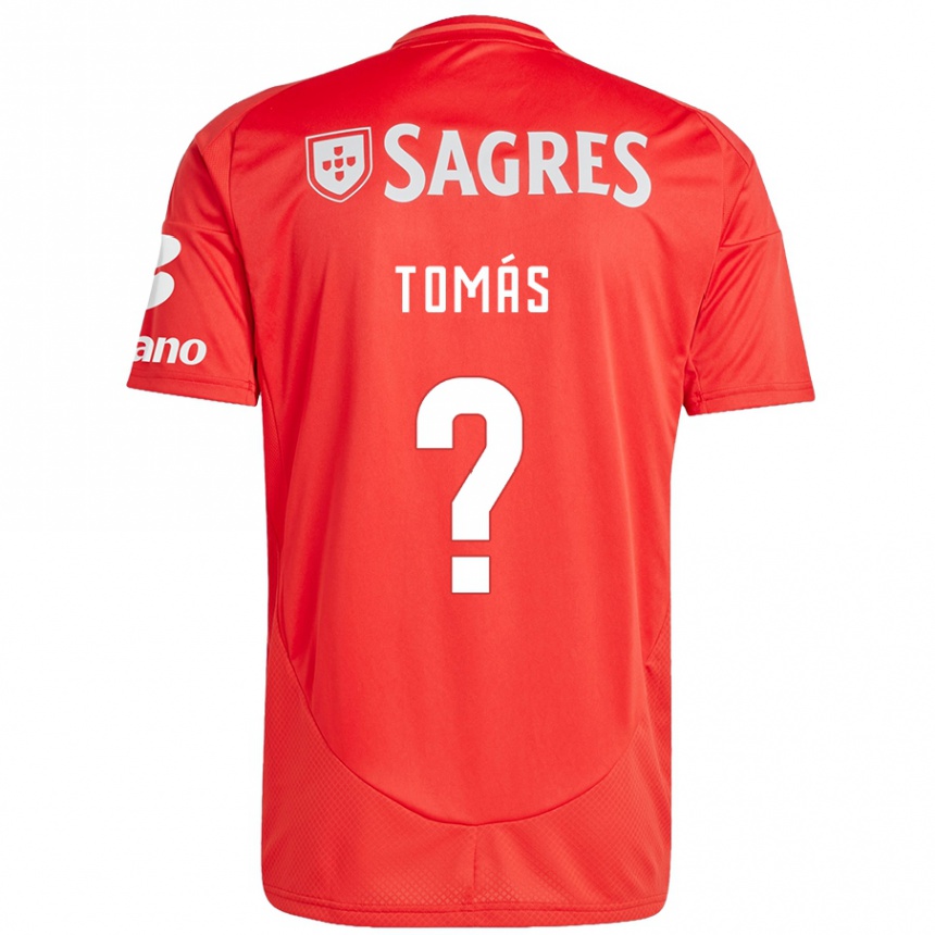 Kinder Fußball Tomás Ferreira #0 Rot Weiß Heimtrikot Trikot 2024/25 T-Shirt Luxemburg