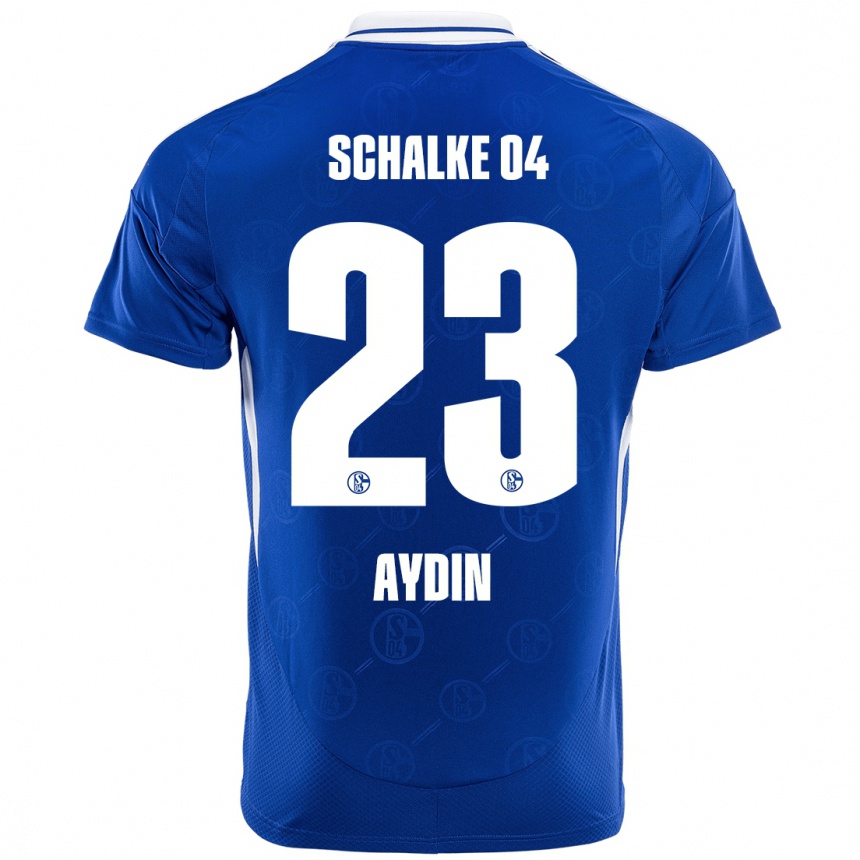 Kinder Fußball Mehmet Aydın #23 Königsblau Heimtrikot Trikot 2024/25 T-Shirt Luxemburg