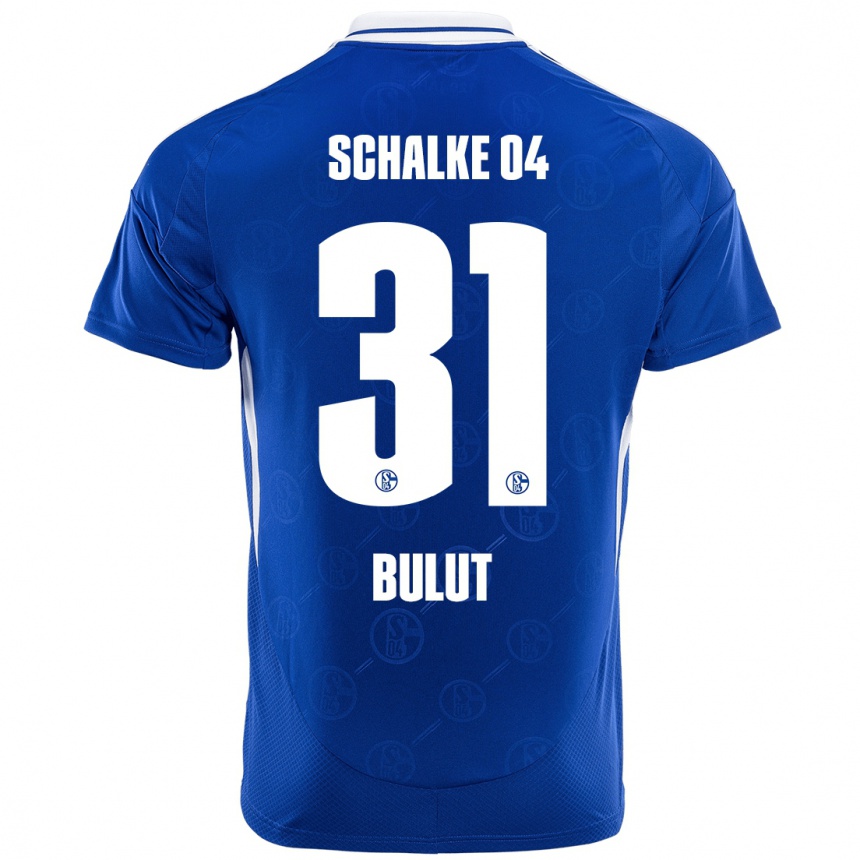 Kinder Fußball Taylan Bulut #31 Königsblau Heimtrikot Trikot 2024/25 T-Shirt Luxemburg