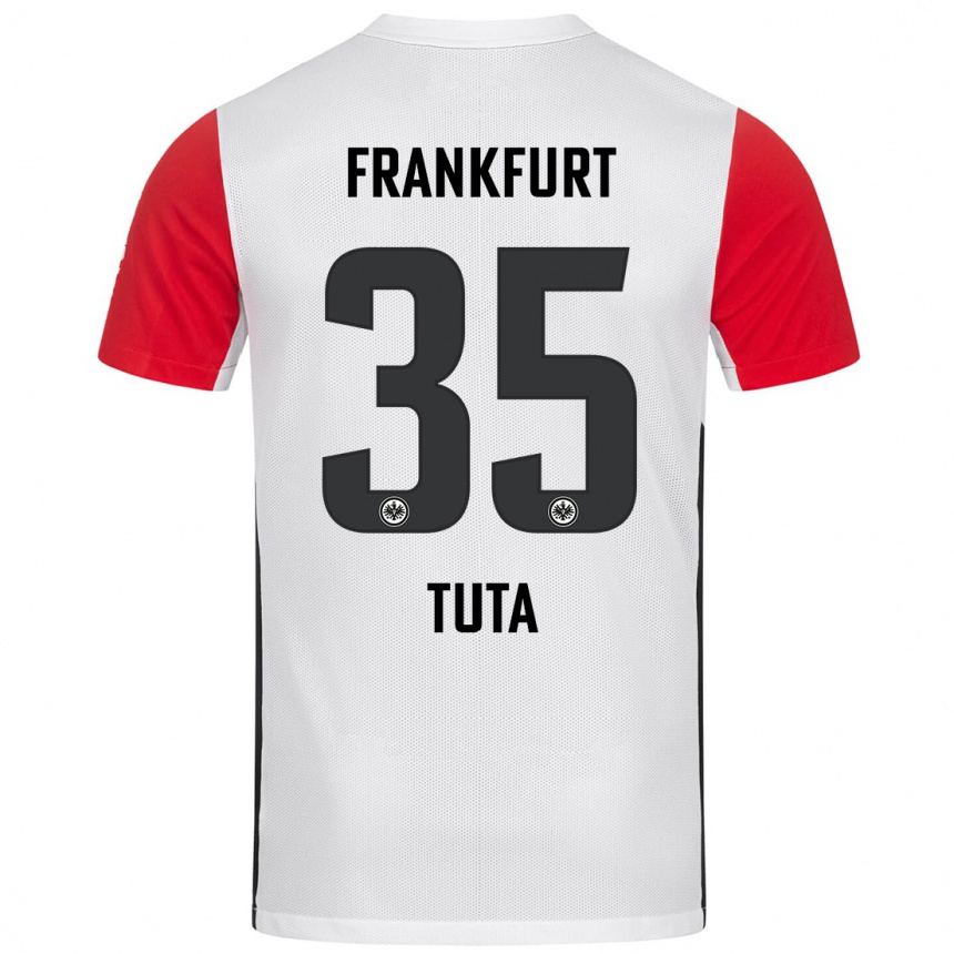 Kinder Fußball Tuta #35 Weiß Rot Heimtrikot Trikot 2024/25 T-Shirt Luxemburg