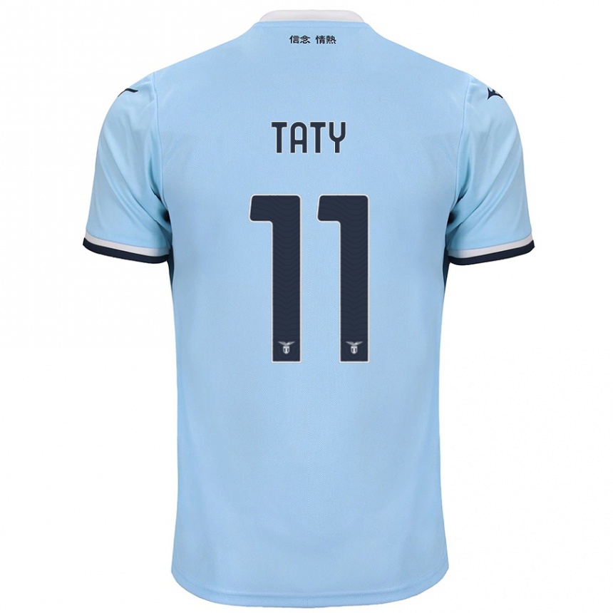 Kinder Fußball Taty Castellanos #11 Blau Heimtrikot Trikot 2024/25 T-Shirt Luxemburg