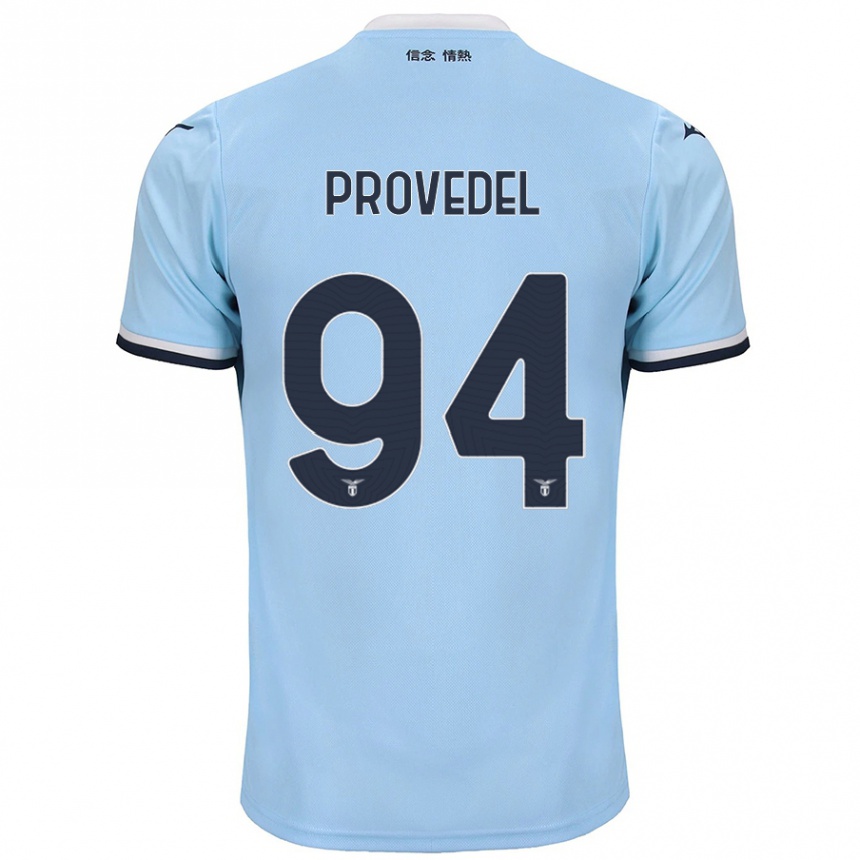 Kinder Fußball Ivan Provedel #94 Blau Heimtrikot Trikot 2024/25 T-Shirt Luxemburg