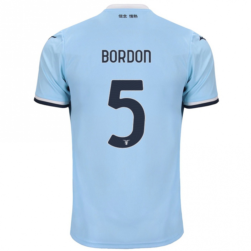 Kinder Fußball Filipe Bordon #5 Blau Heimtrikot Trikot 2024/25 T-Shirt Luxemburg