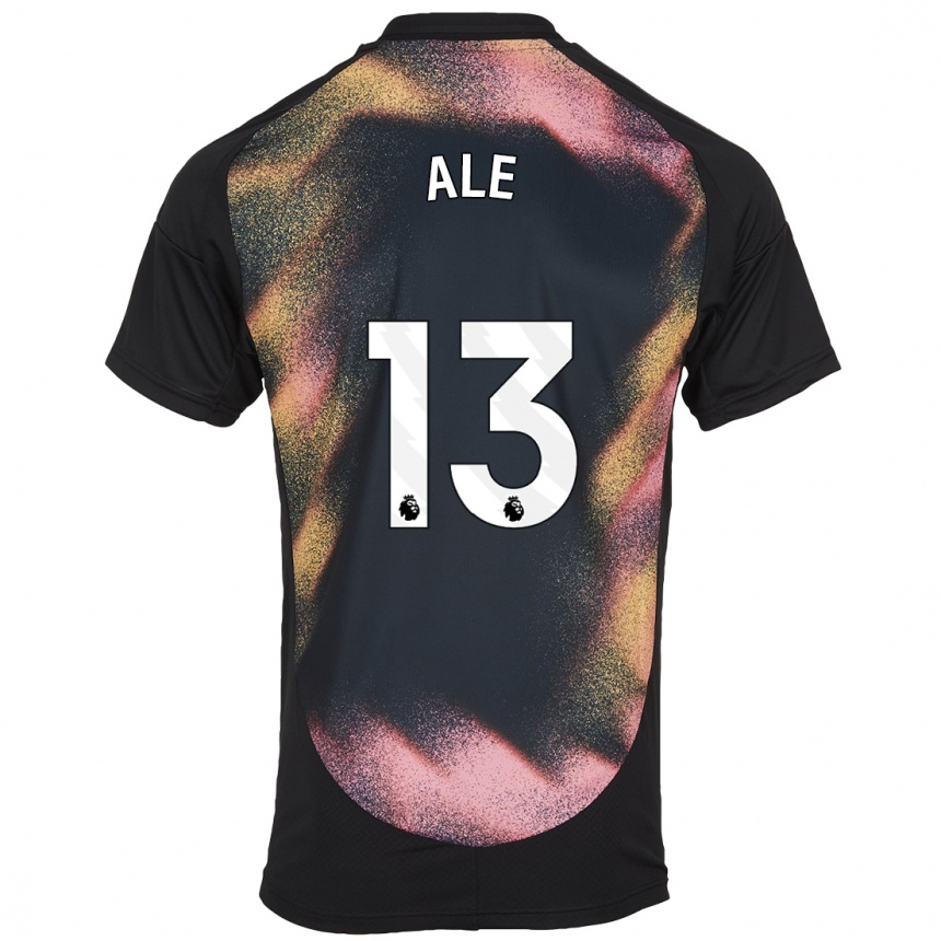 Kinder Fußball Asmita Ale #13 Schwarz Weiß Auswärtstrikot Trikot 2024/25 T-Shirt Luxemburg