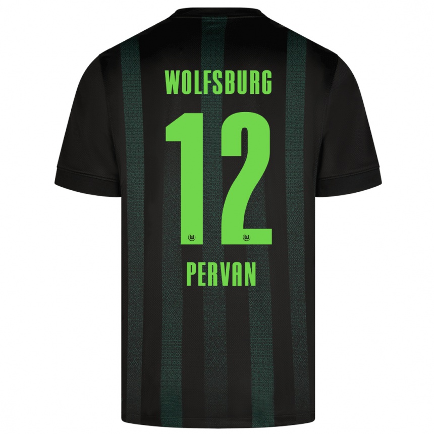 Kinder Fußball Pavao Pervan #12 Dunkelgrün Auswärtstrikot Trikot 2024/25 T-Shirt Luxemburg