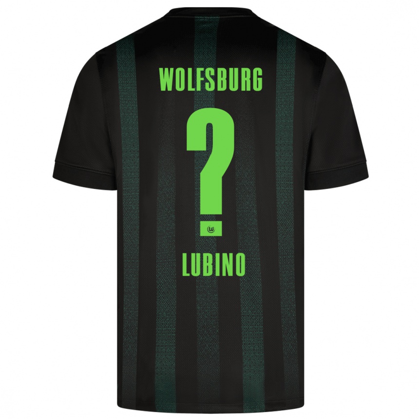 Kinder Fußball Francesco Lubino #0 Dunkelgrün Auswärtstrikot Trikot 2024/25 T-Shirt Luxemburg