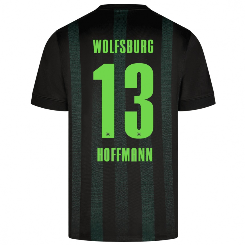 Kinder Fußball Nils Hoffmann #13 Dunkelgrün Auswärtstrikot Trikot 2024/25 T-Shirt Luxemburg