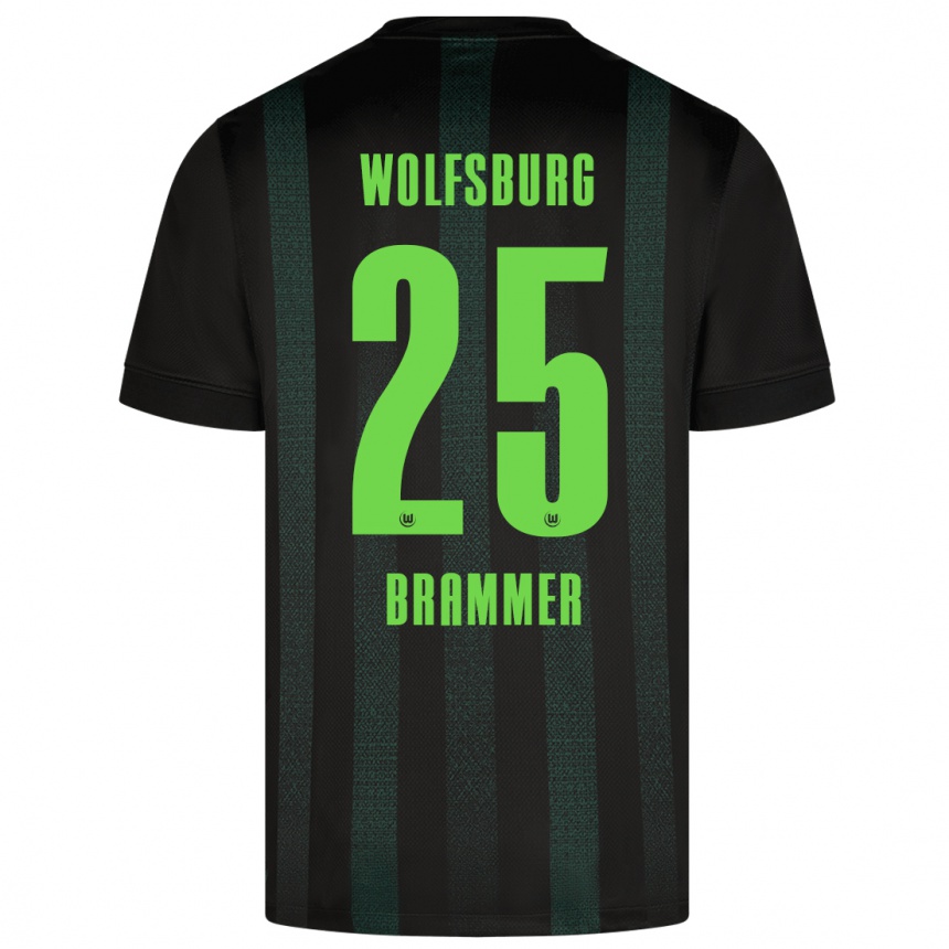 Kinder Fußball Ole Brammer #25 Dunkelgrün Auswärtstrikot Trikot 2024/25 T-Shirt Luxemburg