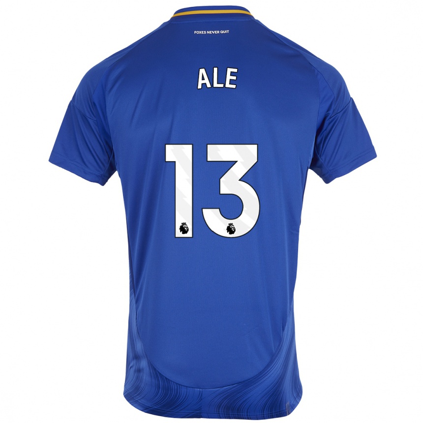 Herren Fußball Asmita Ale #13 Blau Weiß Heimtrikot Trikot 2024/25 T-Shirt Luxemburg