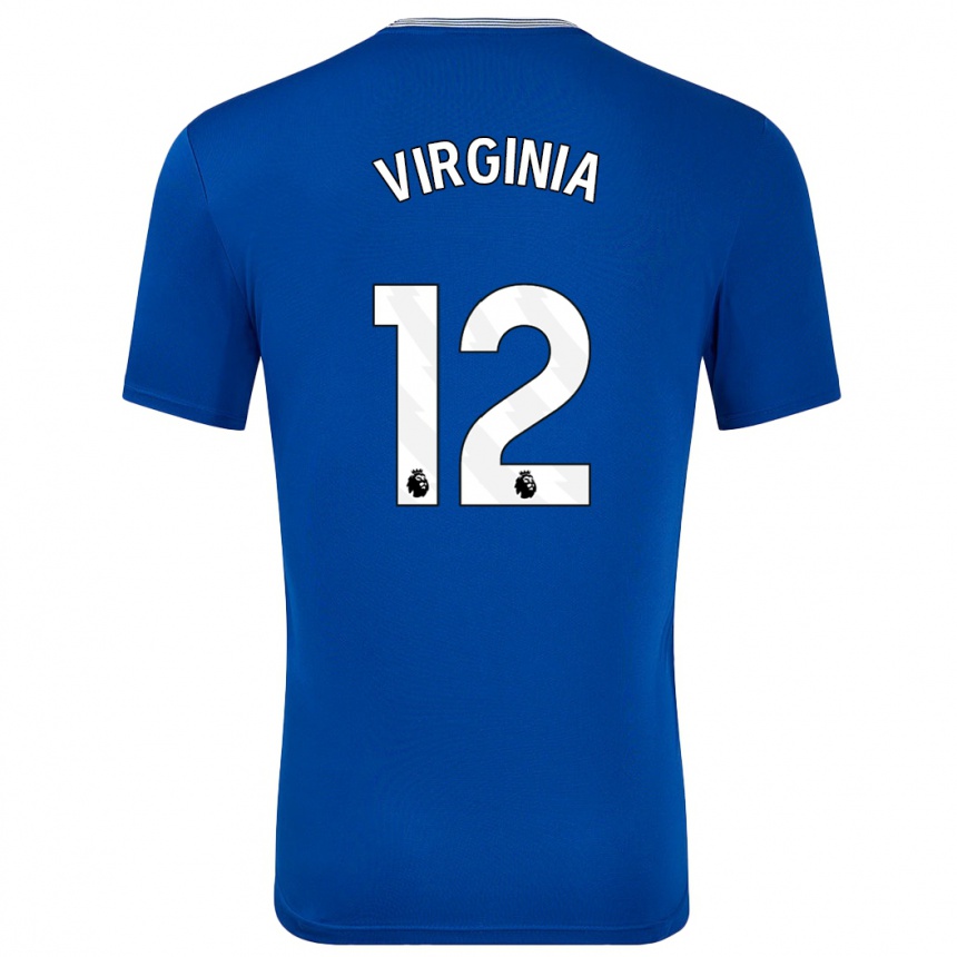 Herren Fußball João Virgínia #12 Blau Mit Heimtrikot Trikot 2024/25 T-Shirt Luxemburg