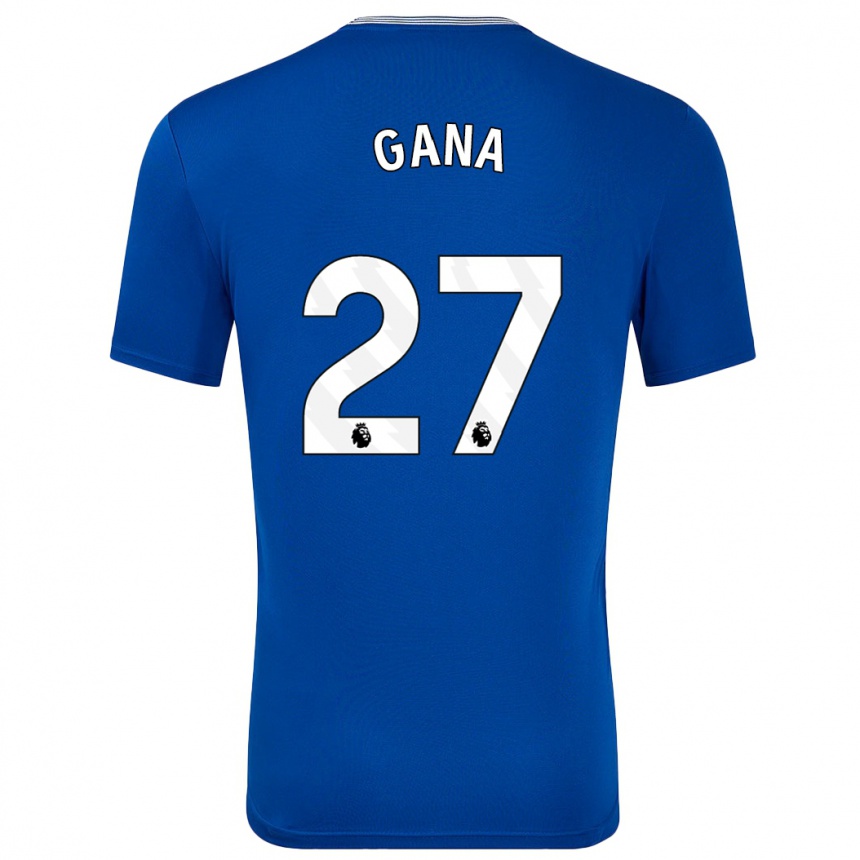 Herren Fußball Idrissa Gueye #27 Blau Mit Heimtrikot Trikot 2024/25 T-Shirt Luxemburg