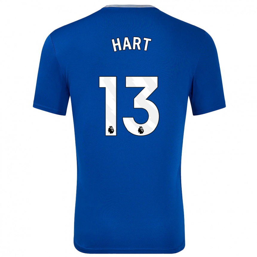 Herren Fußball Libby Hart #13 Blau Mit Heimtrikot Trikot 2024/25 T-Shirt Luxemburg