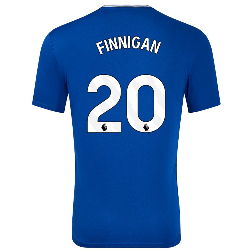 Herren Fußball Megan Finnigan #20 Blau Mit Heimtrikot Trikot 2024/25 T-Shirt Luxemburg