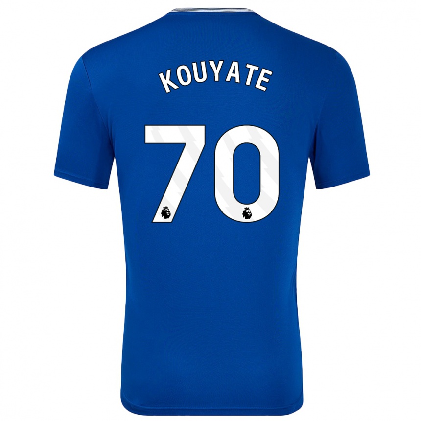 Herren Fußball Katia Kouyate #70 Blau Mit Heimtrikot Trikot 2024/25 T-Shirt Luxemburg