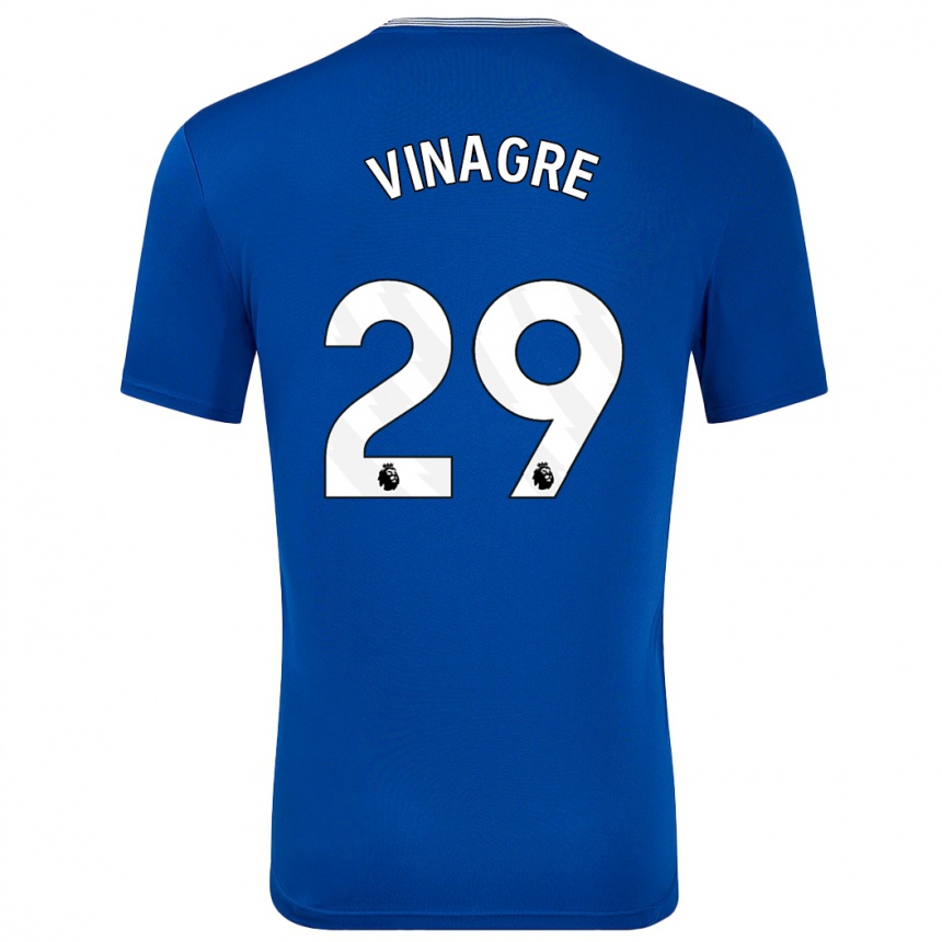 Herren Fußball Ruben Vinagre #29 Blau Mit Heimtrikot Trikot 2024/25 T-Shirt Luxemburg