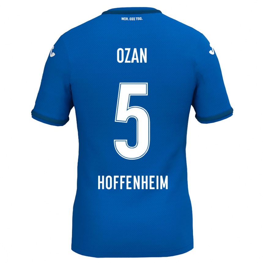 Herren Fußball Ozan Kabak #5 Königsblau Heimtrikot Trikot 2024/25 T-Shirt Luxemburg