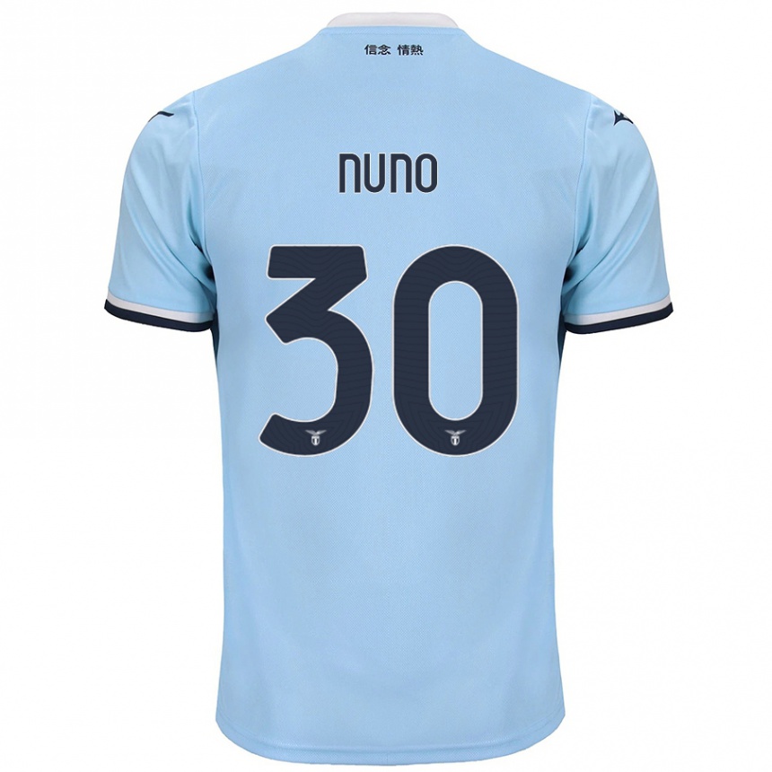 Herren Fußball Nuno Tavares #30 Blau Heimtrikot Trikot 2024/25 T-Shirt Luxemburg