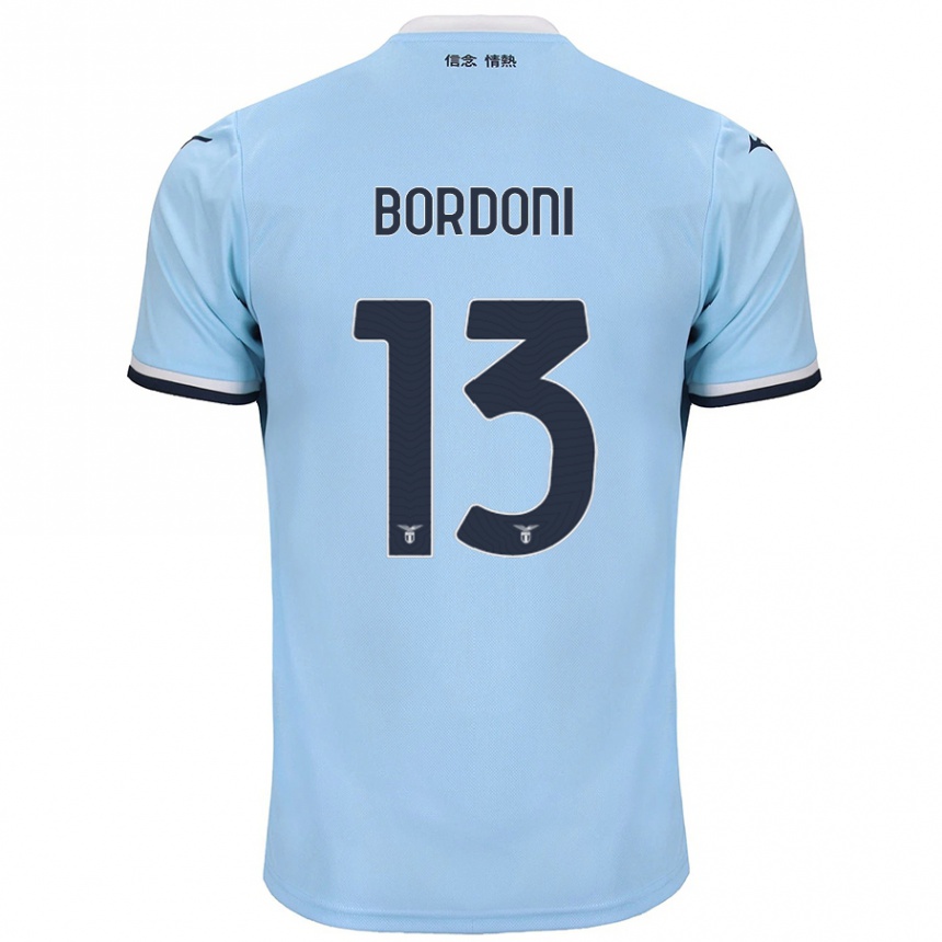 Herren Fußball Tommaso Bordoni #13 Blau Heimtrikot Trikot 2024/25 T-Shirt Luxemburg