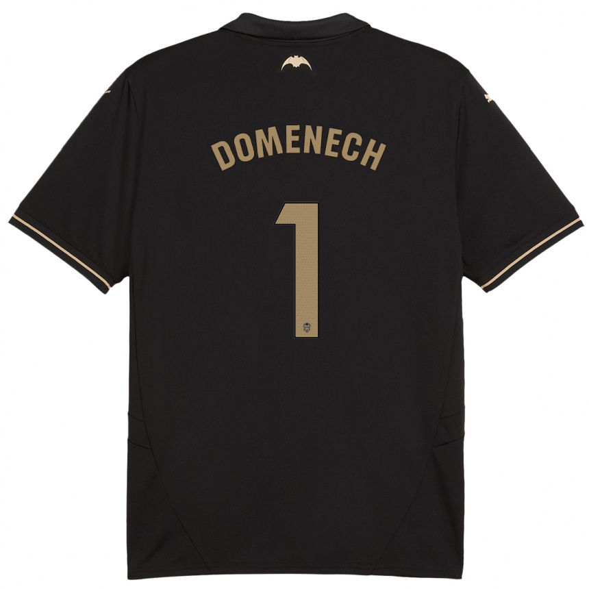 Herren Fußball Jaume Doménech #1 Schwarz Auswärtstrikot Trikot 2024/25 T-Shirt Luxemburg