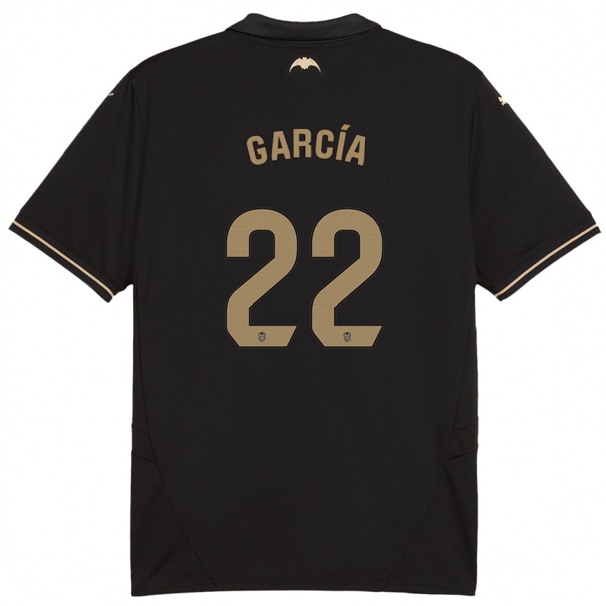 Herren Fußball Azael García #22 Schwarz Auswärtstrikot Trikot 2024/25 T-Shirt Luxemburg